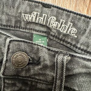 Wild Fable Washed Black Denim Jeans